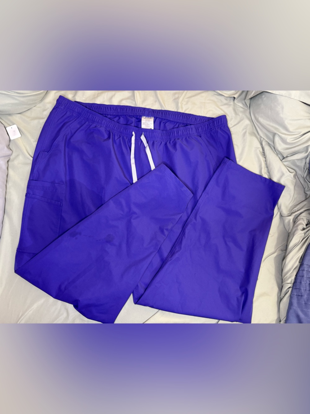 Carhartt Purple Drawstring Scrub Pants